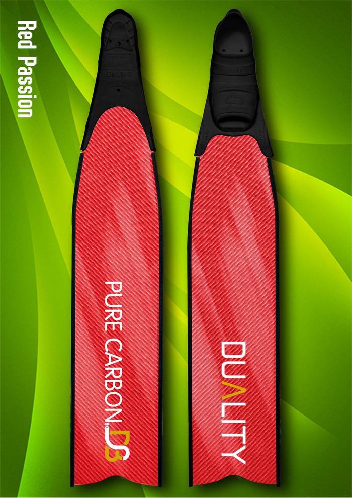 Fins Pure Carbon Red Passion – Duality Boat
